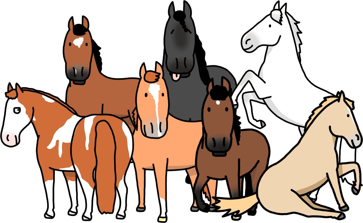 馬のイラスト