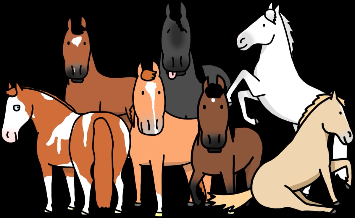 馬のイラスト